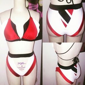 Trini inspired 2pcs swimsuit